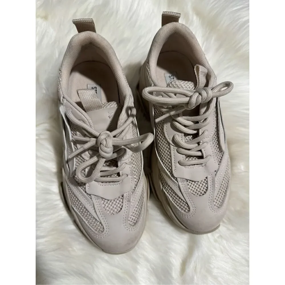 Steve Madden Possession trainers in Greige sneakers 6.5